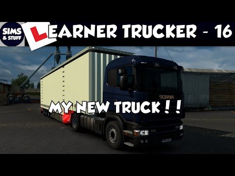 Euro Truck Sim 2 - Learner Trucker - Lesson 16 - I Bought My First Truck!! - RJL Scania 94L 220