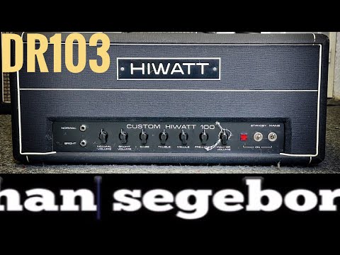 Hiwatt DR103 Custom 100 + Matching SE4123 4x12 2022 - Black image 13