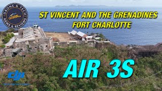DJI Air 3S at Fort Charlotte on St. Vincent and the Grenadines