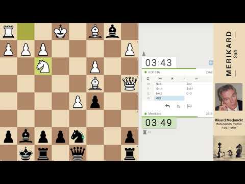 NAuči od majstora 468. - PRIMLJENI DAMIN GAMBIT