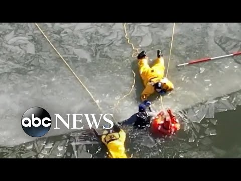 Training exercise turns into real rescue for firefighters