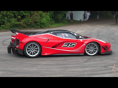 $4.0m Ferrari FXX K EVO - BRUTAL V12 ENGINE SOUNDS!