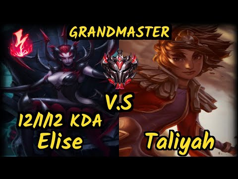 SevenArmy (ELISE) vs TALIYAH - 12/1/12 KDA JUNGLE GAMEPLAY - EUW Ranked GRANDMASTER