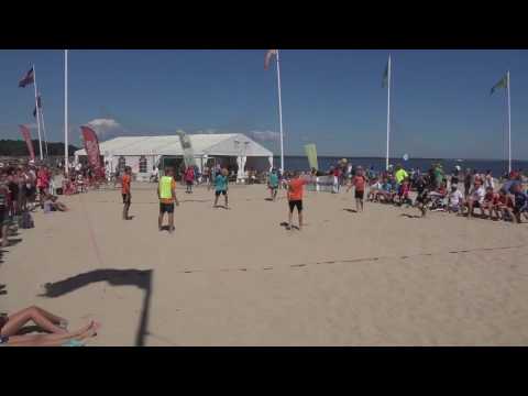 Åhus Beachhandboll 2016, P02 ,  IFK Kristianstad 2 vs Eslöv HF,  11-11, oavgjort