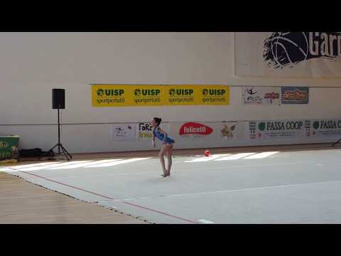 Zeni Maria - corpo libero - Campionato Regionale UISP 2018 - 1^ class.