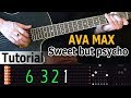 Ava Max - Sweet But Psycho Easy Guitar Tutorial