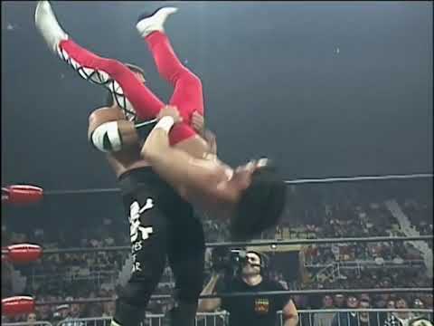 Faces of Fear (Meng & Barbarian) Double Team Power Bomb! (WCW)