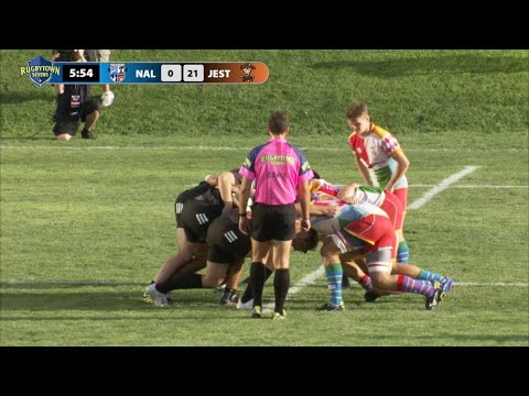 Scrum Pick And Go: N.A. LIONS (James Vaifale) v RAMBLIN JESTERS RugbyTown 7s Pool Play 2019