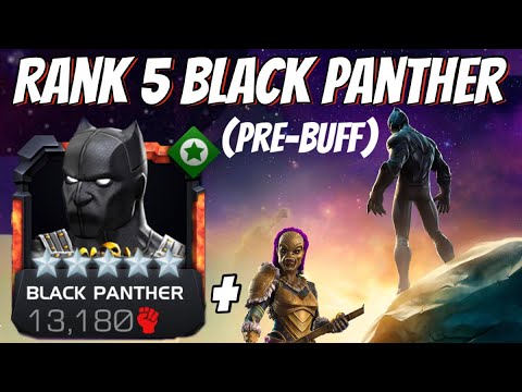 MAXED OUT OG BLACK PANTHER (Pre-Buff) Rank Up & Gameplay - NEW Jabari Panther Synergy!!!