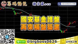 【大戶羅盤籌碼動能】 #謝宗霖0320，國安基金護盤 再來橫盤築底 (圖)