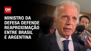 Vídeo: Reunião com governo Milei: Múcio defende reaproximação entre Brasil e Argentina | CNN 360º