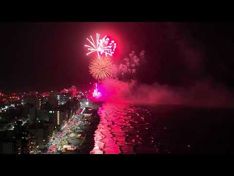 Año Nuevo en Monte Hermoso | Fuegos Artificiales desde la Playa