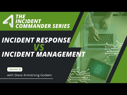 Incident Response VS Incident Management | The Incident Commander Series Ep. 1