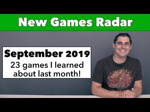 Games Radar September '19 - 23 new board games discussed!