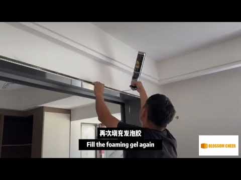 SYS-Door | Porte coulissante en aluminium : assemblage du cadre, fixation des rails et pose des vantaux