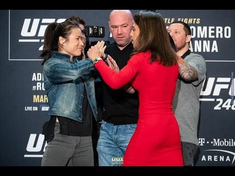 UFC 248 Media Day Staredowns - MMA Fighting