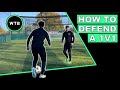How To Defend A 1v1 In Football | Learn With The 3 P’s!