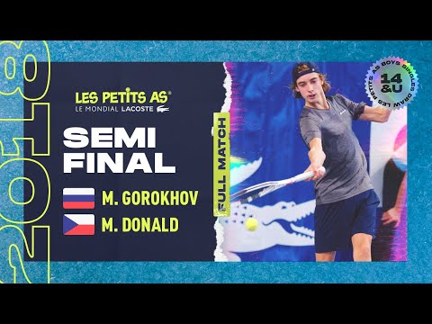 Les Petits As 2018 I Boys Semifinals I Matthew Donald vs. Mikhail Gorokhov