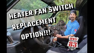 Heater Fan Speed Switch Replacement Option! Finally a CHEAP way to fix the Geo Tracker blower switch