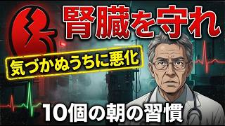 60歳を過ぎたら危険！腎臓が壊れる“朝の習慣”10選｜知らないうちに透析へ…高齢者が今すぐやめるべき危険行動【健康寿命】