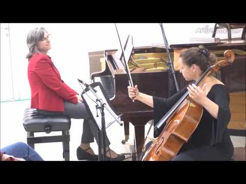 Tribute to Debussy: Arabesque No 1 for Piano & Cello.  Composed by Yechiam Marx