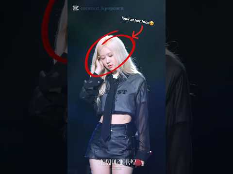 Ros&eacute; almost cried 😢💔 #ros&eacute; #rosie #ros&eacute;blackpink #numberonegirl #performance #fyp #viralshort