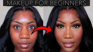 SIMPLE 8 STEPS MAKEUP FOR BEGINNERS | HIGHLIGHT& CONTOUR