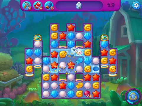 Fishdom Very Hard level 5859 no boosters フィッシュダム ベリーハード [Friend's]