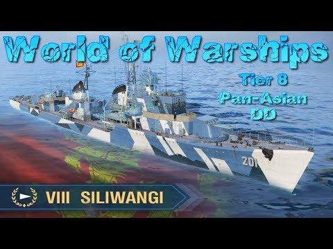 Siliwangi angespielt T8 Pan-Asia in World of Warships Deutsch/German