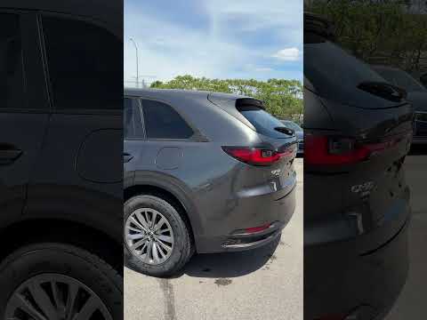 2024 Mazda CX-90 PHEV GS AWD in Gray for sale at Forbes Waterloo Mazda in Waterloo, ON