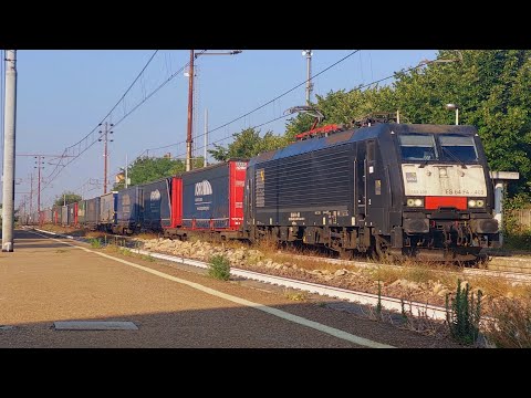 189.409 MRCE con casse mobili in transito a Pontecurone