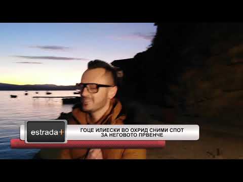 Estradaplus 29 10 2018   Goce Ilieski vo Ohrid snimi spot za negovoto prvence