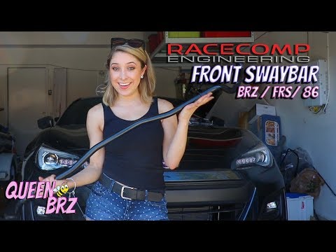 BRZ / FRS / 86 RaceComp Engineering Front Swaybar Install how to guide