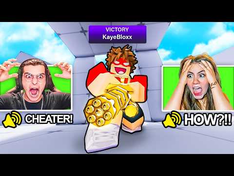 Using PAY TO WIN To DESTROY STREAMERS in Roblox Rivals...