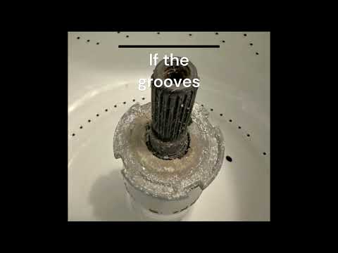 Broken agitator in washing machine ￼