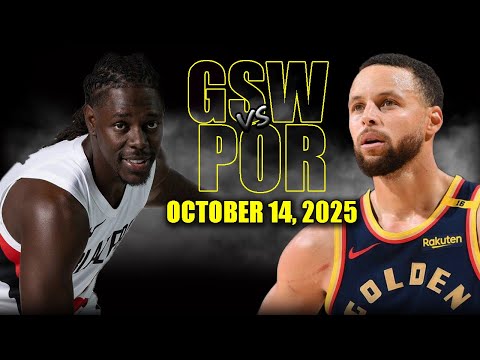 Golden State Warriors vs Portland Trail Blazers Full Game Highlights - October 14, 2025 | Preseason