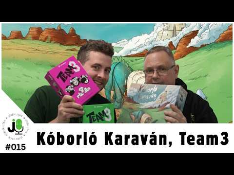 JátékUtán #015 - Kóborló Karaván, Team3 | Első benyomások - JátékUtán