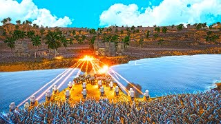 6 Heroes forces VS btr80, phalanx ciws gold , laser knight, t800, sauron & cleopatra !!! UEBS 2