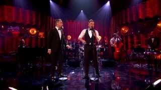 Robbie Williams &amp; Olly Murs singing &#39;I Wan&#39;na Be Like You&#39;......on Graham Norton