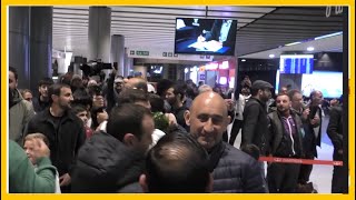 Հարյուրավոր մարզասերներ դիմավորեցին Եվրոպայի քառակի չեմպիոն Մալխաս Ամոյանին