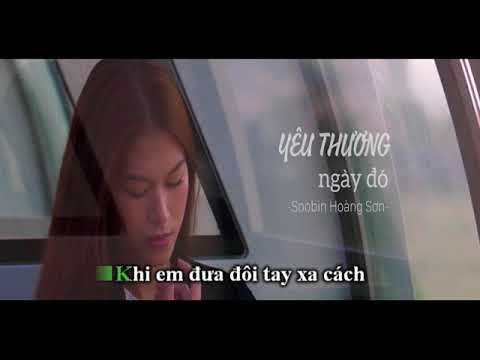 Yêu thương ngày đó Karaoke Tone thấp