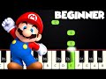 Super Mario Theme BEGINNER PIANO TUTORIAL SHEET MUSIC By Betacustic