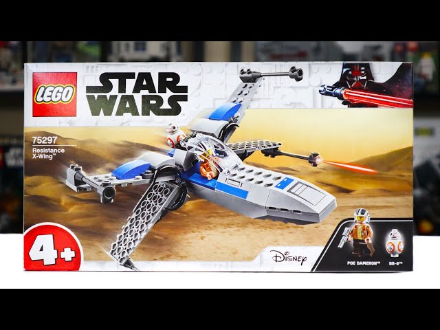 Vídeo relacionado con LEGO Star Wars Resistance X-Wing 75297 Building Kit; Awesome Starfighter Building Toy for Kids Aged 4 and Up, Featuring Poe Dameron and BB-8; New 2021 (60 Pieces)