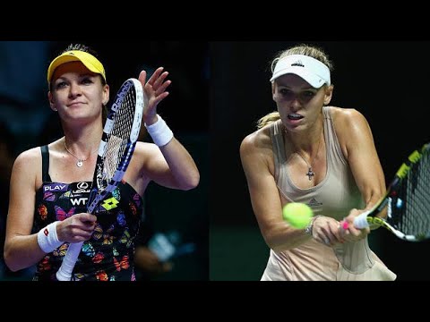 Wozniacki vs Radwanska ● 2014 Singapore (RR) Highlights