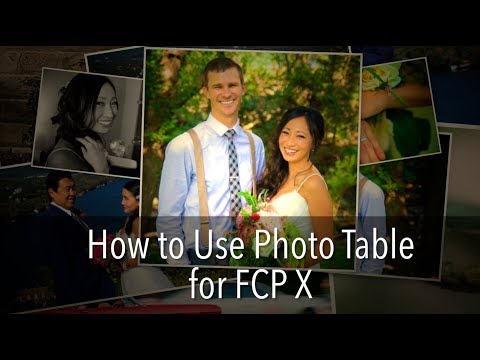 How to use Photo Table for FCP X