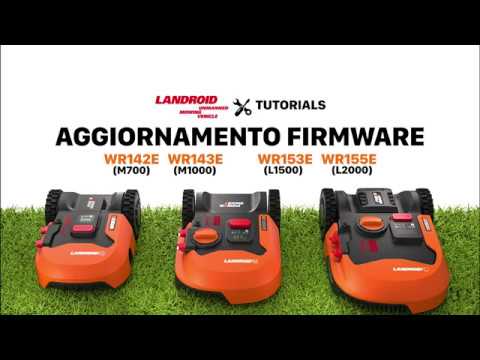 AGGIORAMENTO FIRMWARE WR142 143E M   WR153 155E L  - worx.com