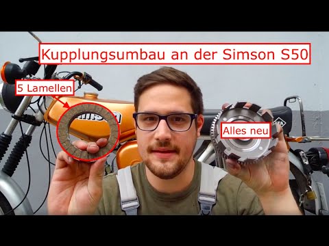 Kupplungstausch: 5-Lamellen Kupplung in der Simson S50 (M53 Motor)