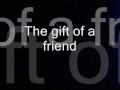 Demi Lovato-The Gift Of a Friend w/ lyrics ...
