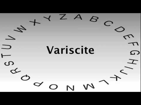 Spelling Bee Words and Definitions — Variscite