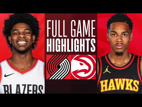 TRAIL BLAZERS at HAWKS FULL GAME HIGHLIGHTS March 27, 2024